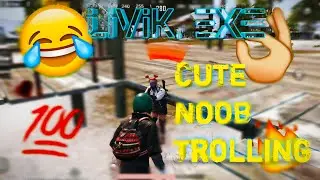 PUBG Livik exe funny trolling with cute noobs