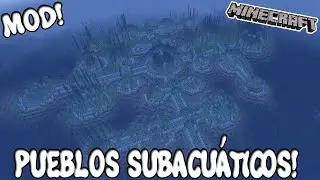PUEBLOS SUBACUÁTICOS! Minecraft 1.16.5 MOD TAX'DEEP VILLAGER!