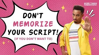 How to remember what you want to say in a presentation 🤯 never forget your presentation script again