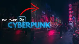 COMO DAR UM LOOK CYBERPUNK NAS SUAS IMAGENS NO PHOTOSHOP!