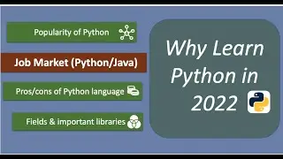 Why learn Python in 2022 (popularity | Job market)