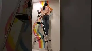 Easy wall painting idea for beginners