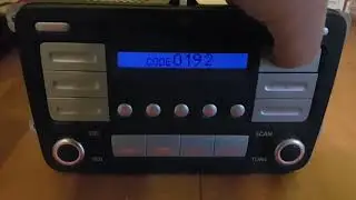 VW RCD 200 Radio Code Entry