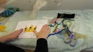 Make a felted Coronation Crown, a project suitable for Primary Schools