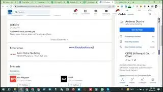 How to collect Linkedin link for person?