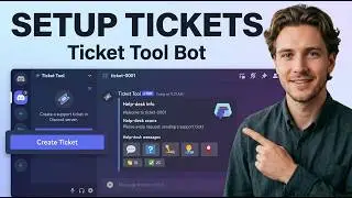 How To Setup Ticket Tool Bot In Discord Server