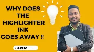 How to Remove the ink of Highlighter ?