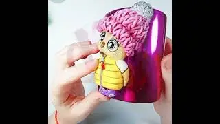 Совушка из полимерной глины / мастер класс / как слепить сову