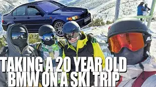 Going Skiing with an BMW E46