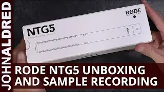 Rode NTG5 shotgun mic - What's in the box and audio sample