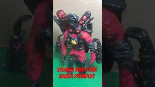 Speakerman Titan из пластилина #анимация #skibiditoilet #пластилин  #скибидитуалет @ZacDoor #3d