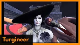 Lady Dimitrescu meet Spy & Scout | SFM