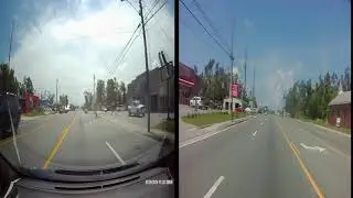 People close to getting hit by car
