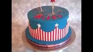 4th of July First Birthday  by  Cakes ROCK!!!