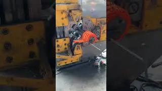 Make in China The process of making springs for train wheels  #machine #springs #manufacturer