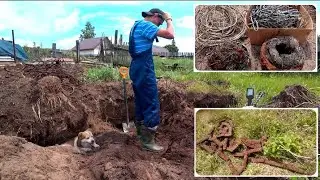 Я в шоке! Это всё лежит в моём огороде... Захоронёнка металлолома с завода