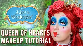 DISNEY QUEEN OF HEARTS MAKEUP ❤️ | BROOKE ELLIS ✨