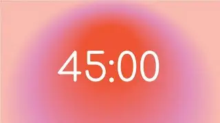 Red Aura 45 Minute Timer