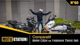 Le choc ! Le BMW CE-04 affronte le Yamaha TMAX 560 Tech MAX