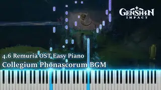 [Synthesia/Piano] Collegium Phonascorum BGM/Genshin Impact 4.6 Remuria OST (Sheet Music)