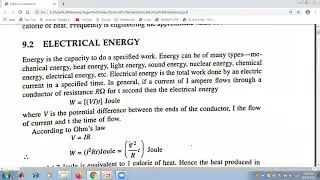 An overview on Electrical Energy by Prathita Roy
