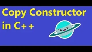 how we can learn copy constructor via 3 to 4 line of code??