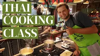 WE MADE TRADITIONAL THAI FOOD | CHIANG MAI COOKING CLASS