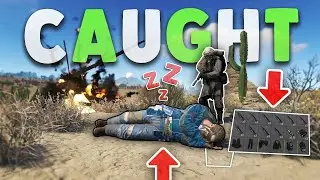 CHEATER RAGE QUITS after RUINING HIS OFFLINE RAID then I BANNED HIM! - Rust