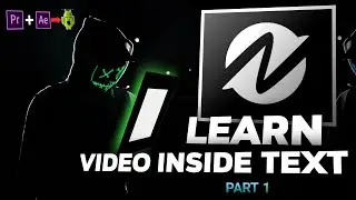 How To Place a VIDEO inside TEXT | VIDEO in TEXT Shape Effect | Node Video Tutorial (How to) part 1