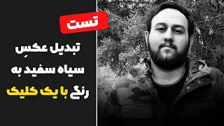 تست تبدیل عکس سیاه سفید به رنگی با یک کلیک