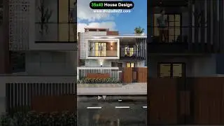 35 feet Front facade design ♥️Plot size - 35'-0