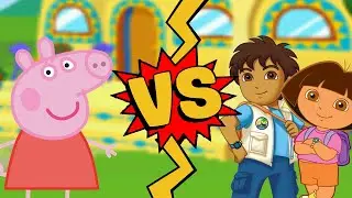 M.U.G.E.N. Battles | Peppa Pig vs Dora/Diego | Peppa Pig vs Dora the Explorer