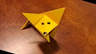 Лисичка из бумаги. Оригами