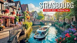 STRASBOURG Walking Tour 🏰 France 🇫🇷 | Stroll through Strasbourg, France’s Most Magical Town! [4K60]
