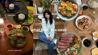 what I eat in a week in NYC