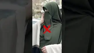 muslim girl hijab islami look vs burka wrong look