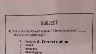 | SST GENERAL 10TH JANUARY 2021 | Subject Part | English Solved MCQS |.