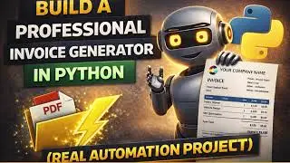 Build a Professional Invoice Generator in Python (Real Automation Project)