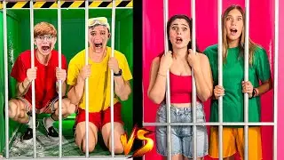 Маленькая vs ГИГАНТСКАЯ Тюрьма ! **МАЛЬЧИКИ vs ДЕВОЧКИ**