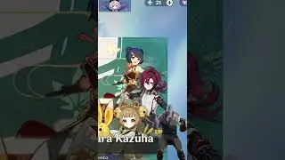 MEJOR TARDE que NUNCA - Tiradas por KAZUHA Genshing Impact #shots