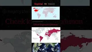 #212 Map facts - Imperial vs Metric system - Countries where Cheek kissing is common #shorts #maps