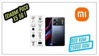 Xiaomi Poco X5 5G 8GB RAM 256GB ROM color  Negro