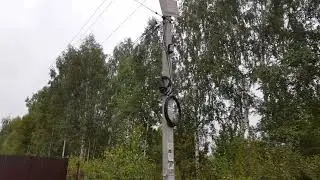 Пример незаконной установки видеокамеры в поселке