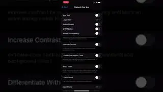 How to change Font Size Settings iPhone
