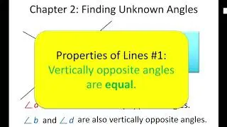 10.2a Finding Unknown Angles