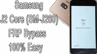 Samsung J2 Core ( J260F ) FRP Bypass | Samsung J2 Core Google Account remove | J260F/G Frp Unlock