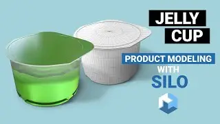 Product Subdivision Modeling #6: Jelly Cup Packging.  Silo 3D