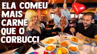 A JHENNY me surpreendeu no DIA DOS NAMORADOS na churrascaria!