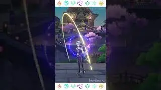 Eula Basic Attack and Skils [Genshin Impact] #Shorts