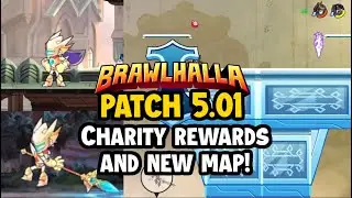 Brawlhalla - New Dropzone Map, Charity Spear and Hero Taunt (Patch 5.01)